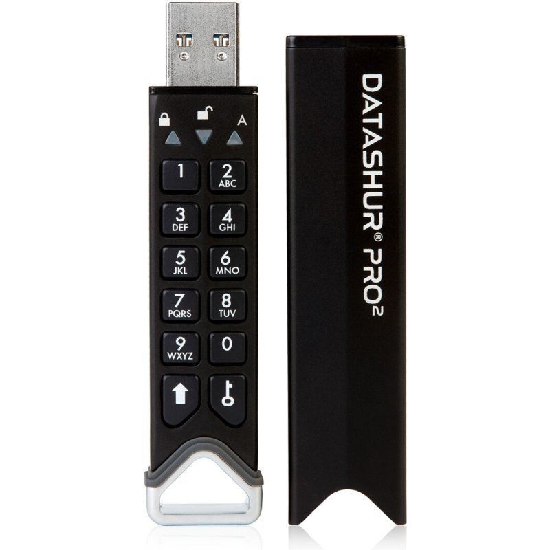 iStorage datAshur PRO2 lecteur USB flash 512 Go USB Type-A 3.2 Gen 1 (3.1 Gen 1) Noir