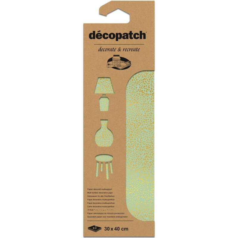 Pochette 3 Feuilles Foil Ref 870 - Vert