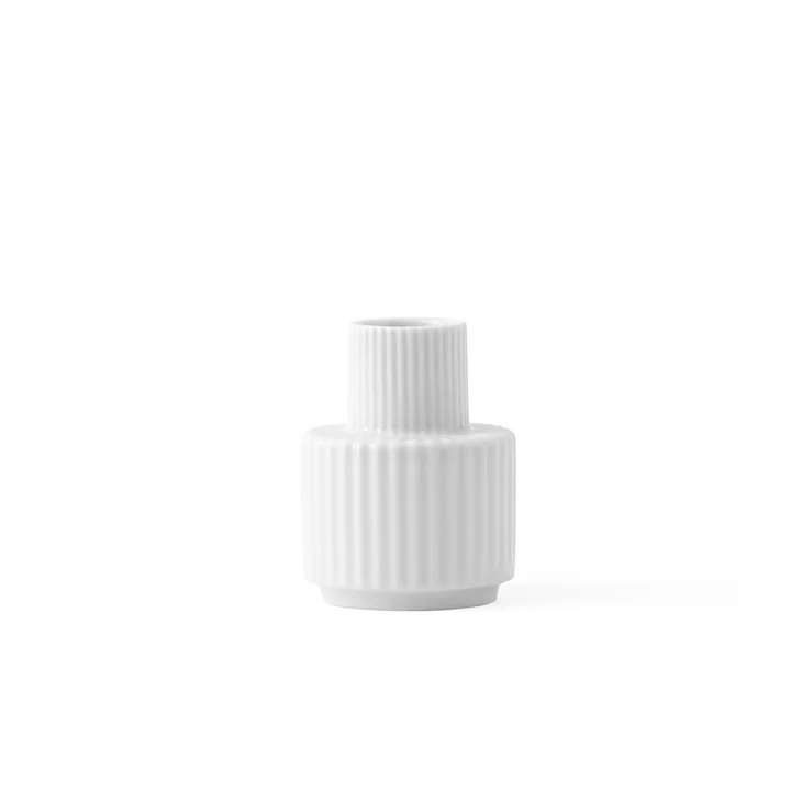 Lyngby Porcelæn - Kerzenhalter H 7 cm, weiss