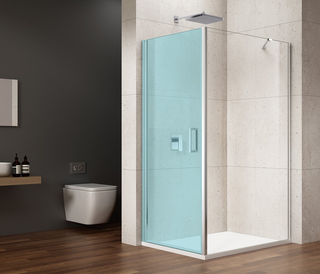 Gelco Loro zijwand 120x200cm chroom