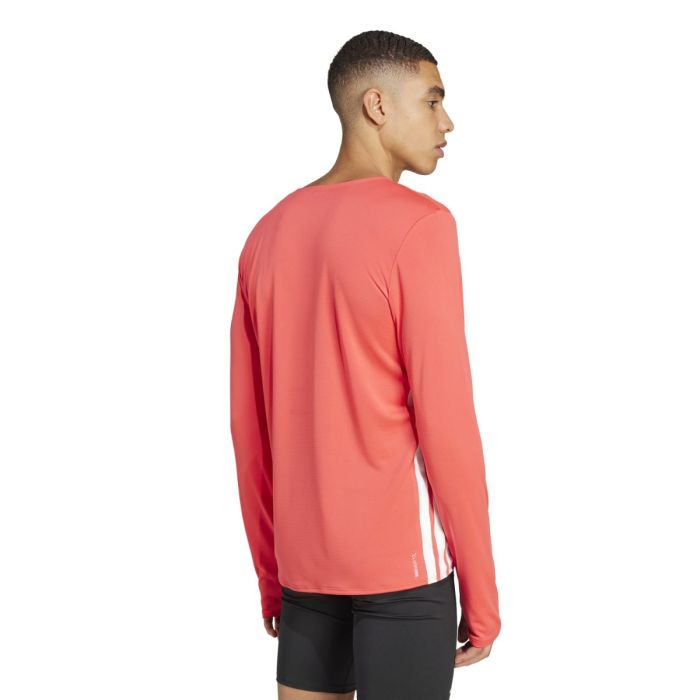 adidas Herre T-shirts Adizero L LS Tee Rød