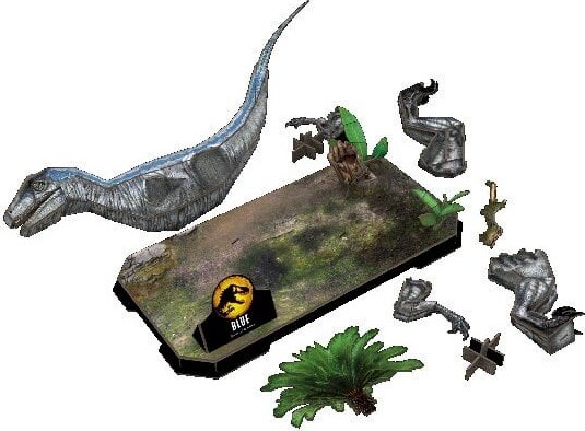 Revell 3D Puzzle - Jurassic World - Blue - 57 Brikker - 38 CM