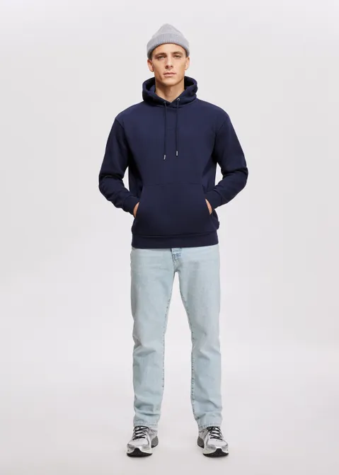 Hoodie base blauw (BLW.D)