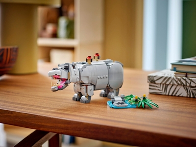 LEGO Wilde dieren: machtige neushoorn met vogels (31171)