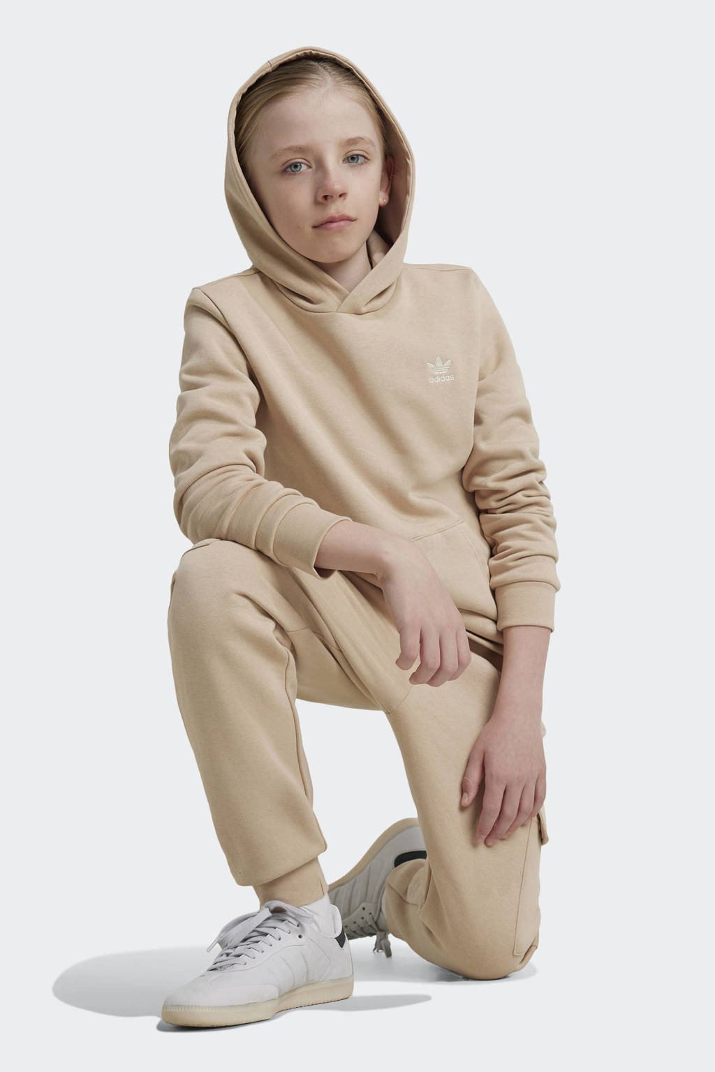 adidas hoodie beige