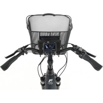 Panier pour guidon de vélo E-Bike PLUS, noir