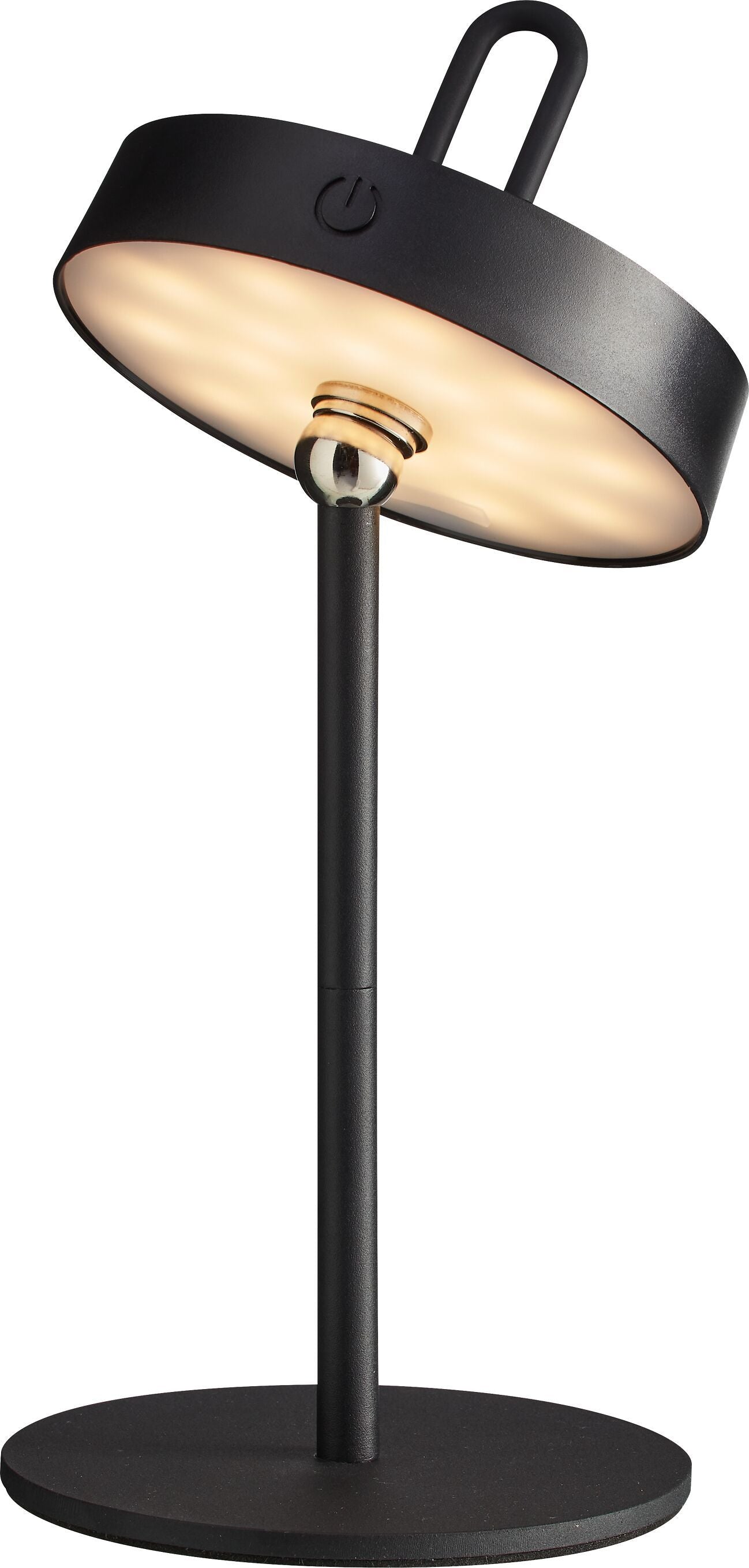 JACE Tischleuchte - Schwarz / B: 12.8 cm x H: 28.0 cm