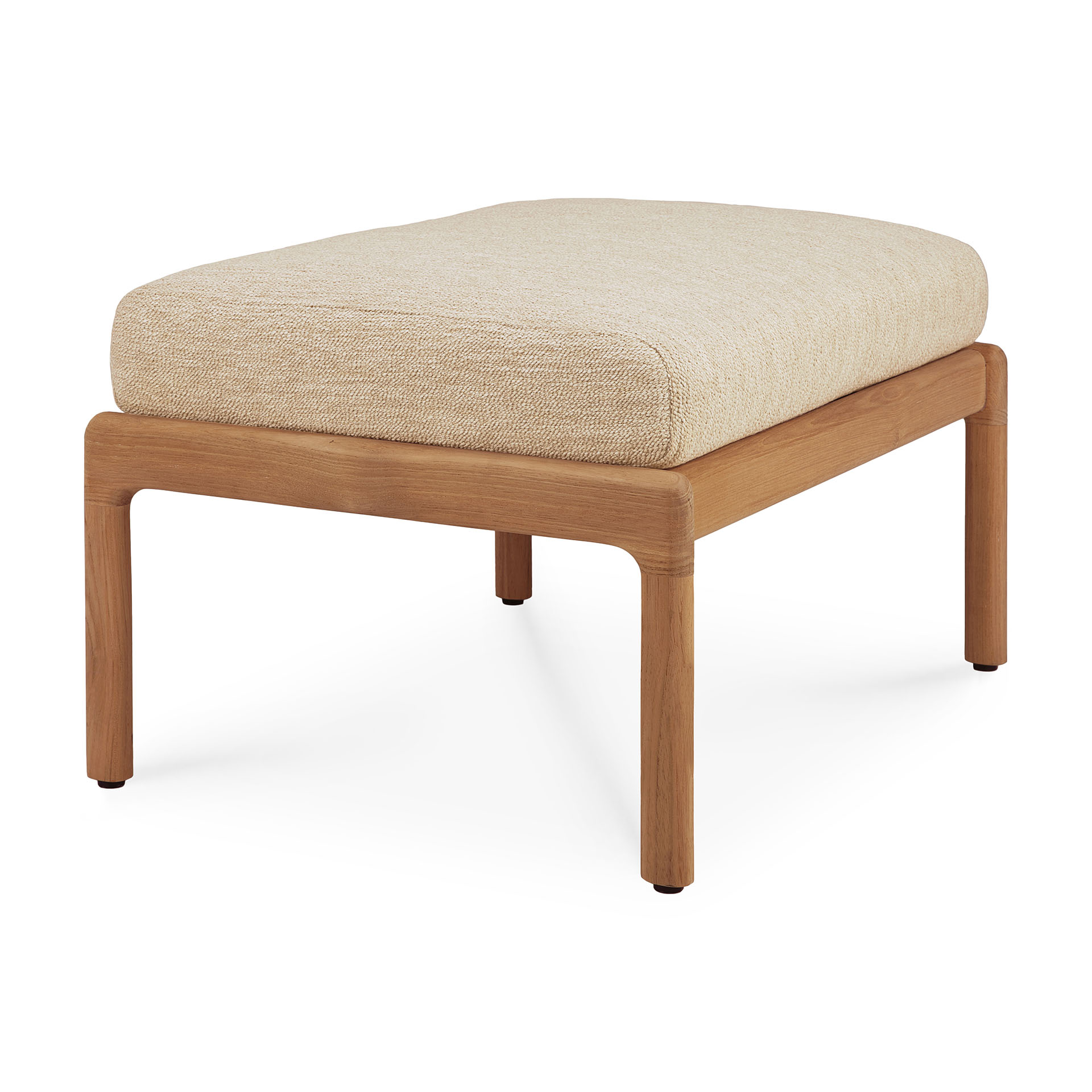 Teak Jack footstool - outdoor - naturel