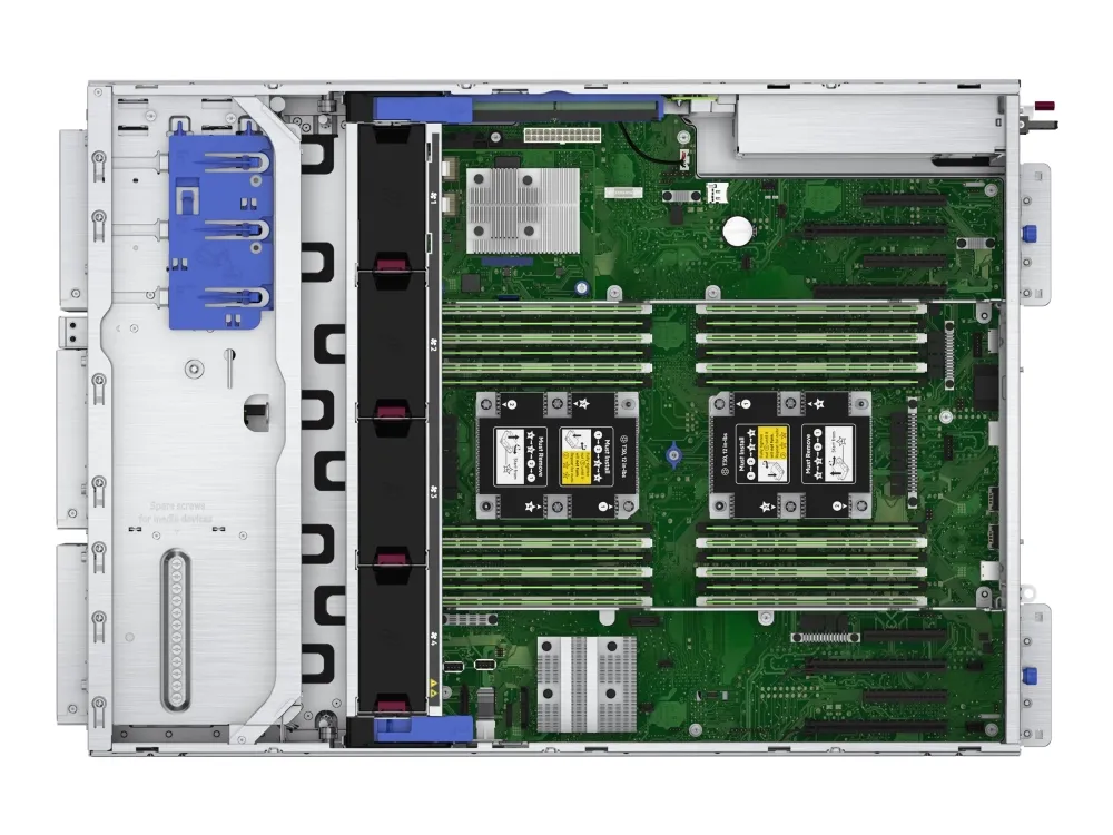 HPE ProLiant ML350 Gen10 Base - Server - tower 4U - 2-vejs - 1 x Xeon Silver 4208 / op til 3.2 GHz - RAM 16 GB - SATA/SAS - hot-swap 2.5