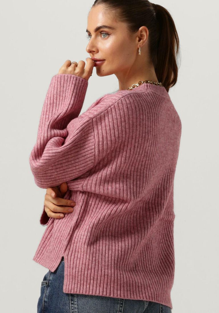 CO\\'COUTURE roze co'couture trui row box o-knit