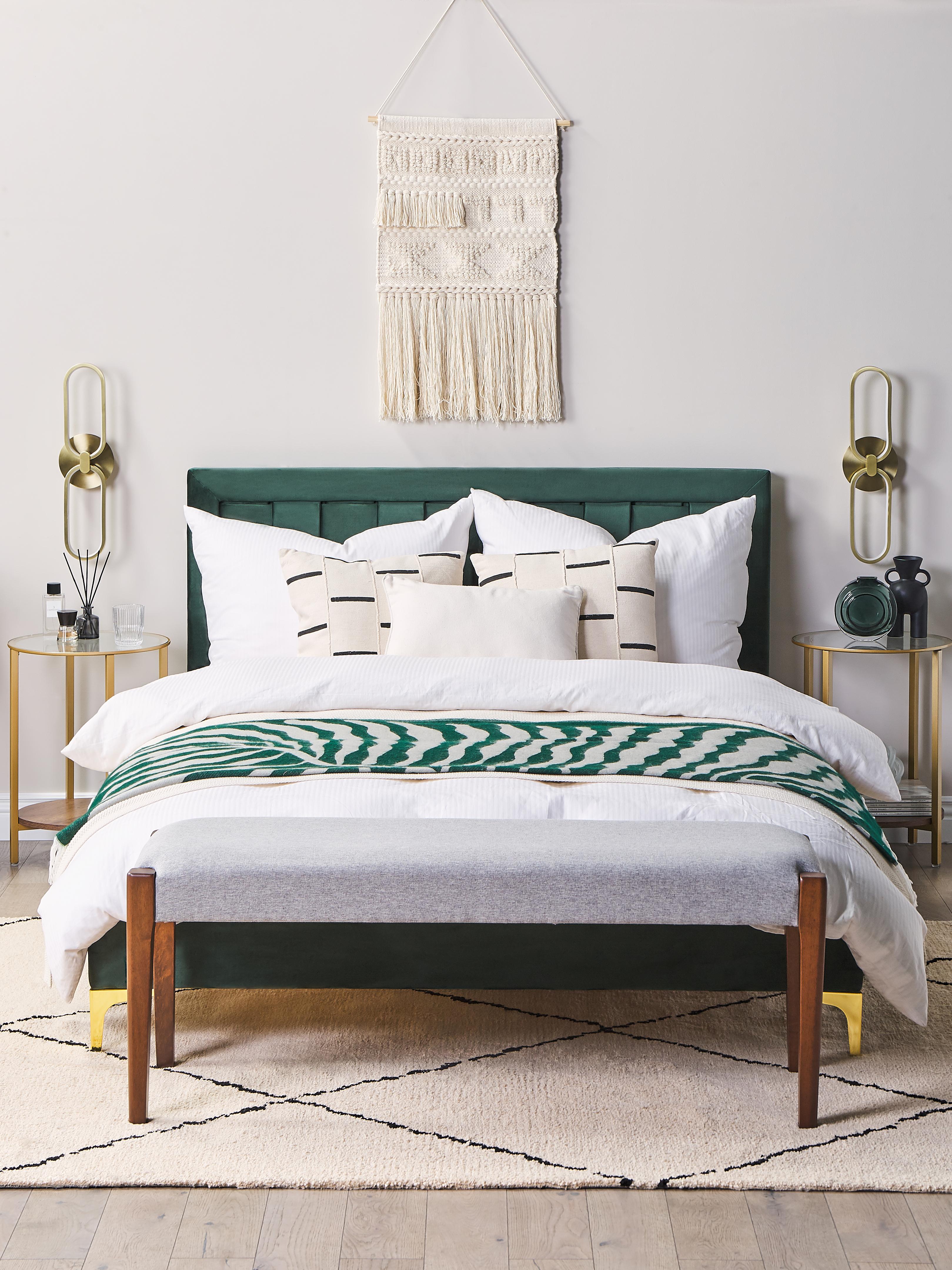 Stoffen wanddecoratie KAMOKE Katoen 103 cm Beige