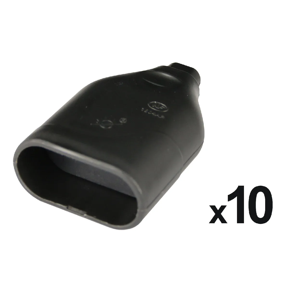 Zenitech Lot de fiches femelles - Noir