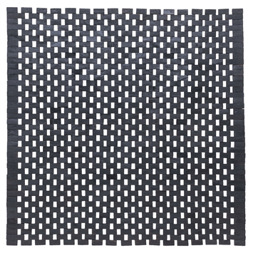 Sealskin badmat woodblock 60x60cm zwart