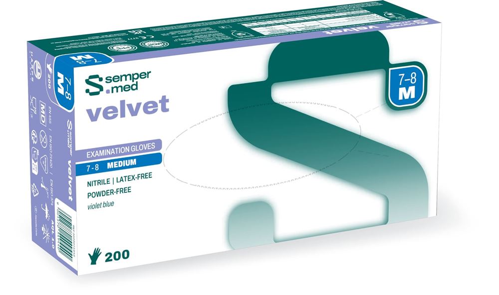 SEMPERMED Velvet<br>200 Stück, M