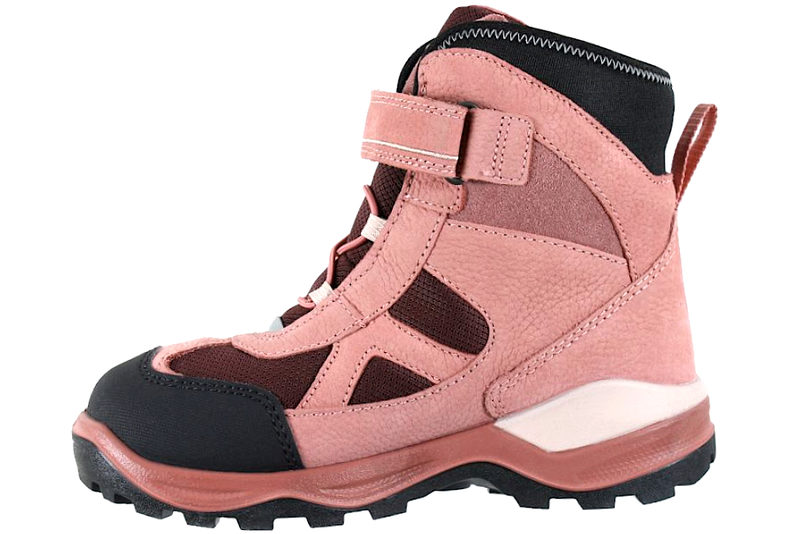ECCO SNOW MOUNTAIN VINTERSTØVLE I ROSA NUBUCK