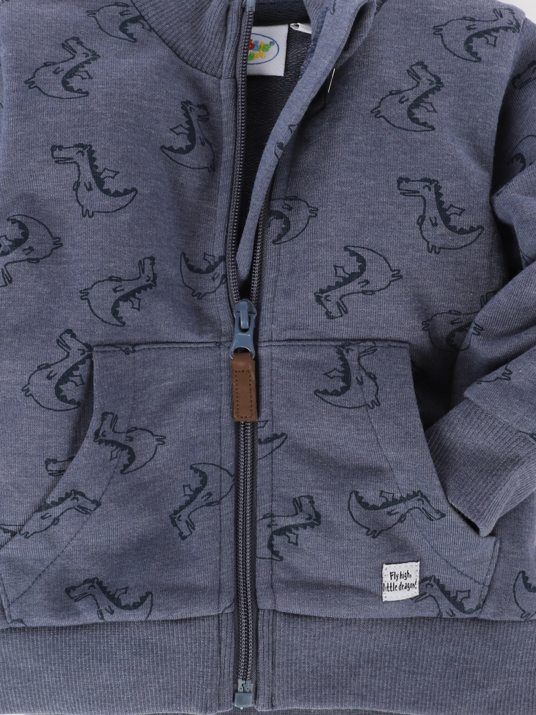 Baby Sweatcardigan mit Alloverprint
