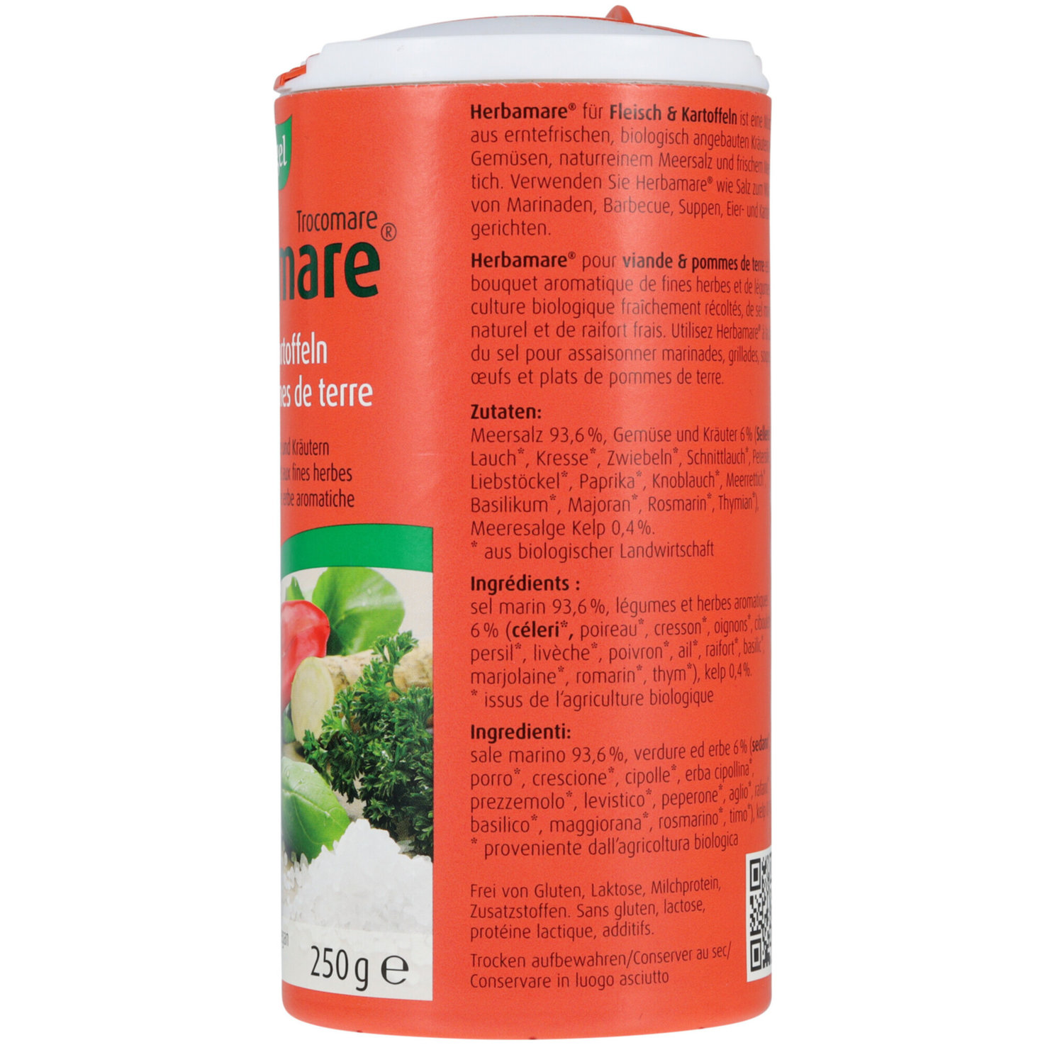 A.Vogel Bio Herbamare Trocomare Fleisch & Geflügel Gewürz