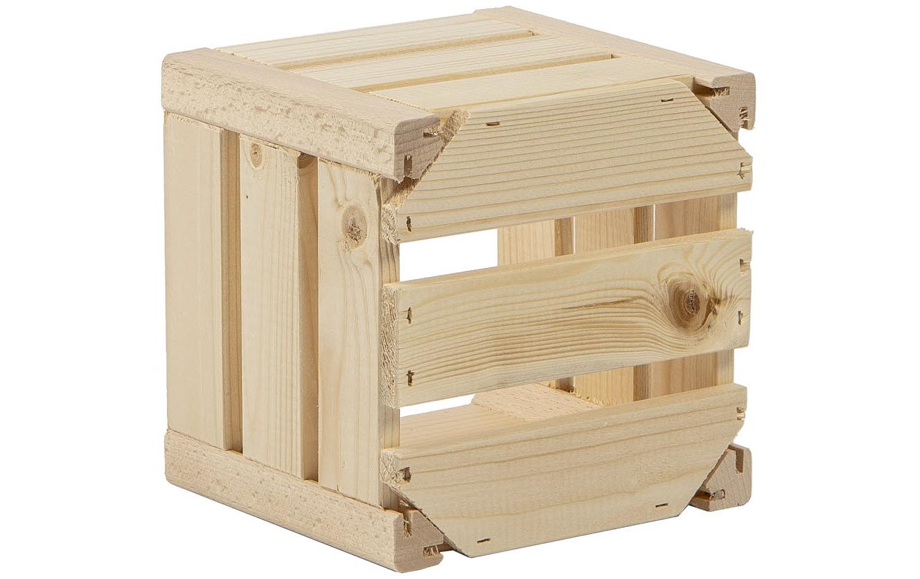 Holzharasse B 17.5 x 17.5 cm schweizer HolzHarasse aus schweizer Holz