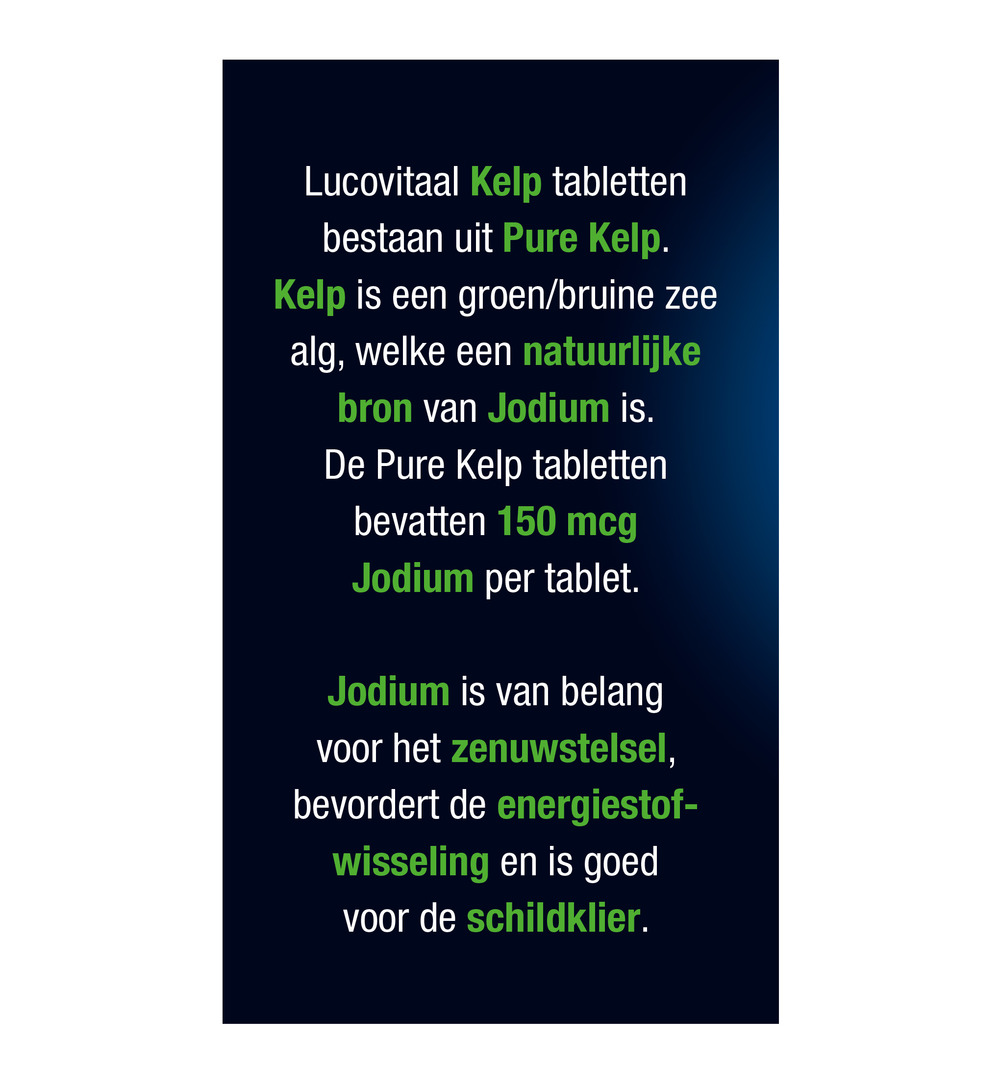 Lucovitaal Pure Kelp (60 tabletten)