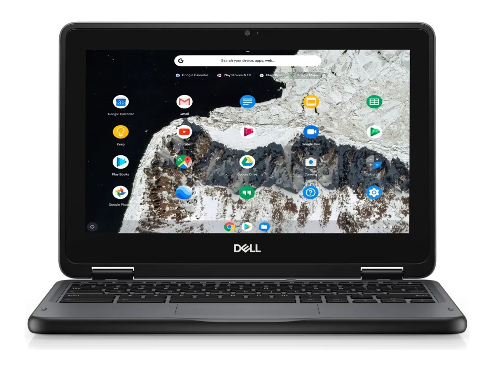 Dell Chromebook JSL 11 3110 2in1 - Flipdesign - Intel Celeron - N4500 / op til 2.8 GHz - Chrome OS - UHD Graphics - 4 GB RAM - 64 GB eMMC - 11.6