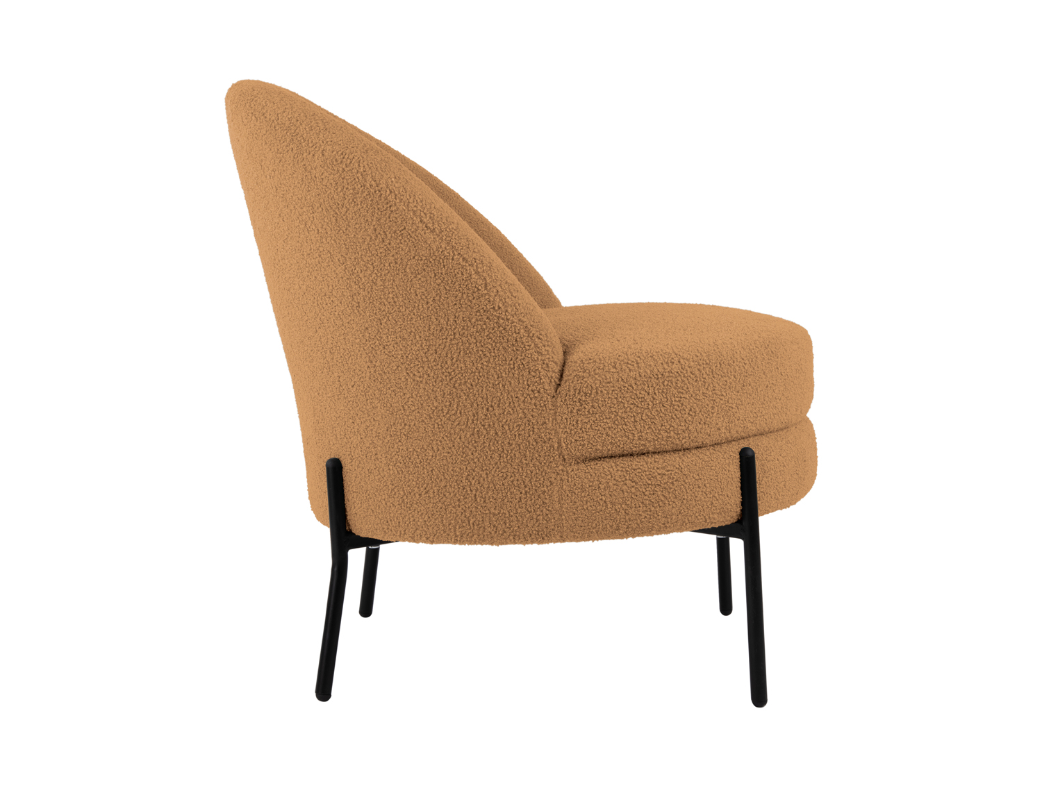Chair Noble teddy curl sand brown