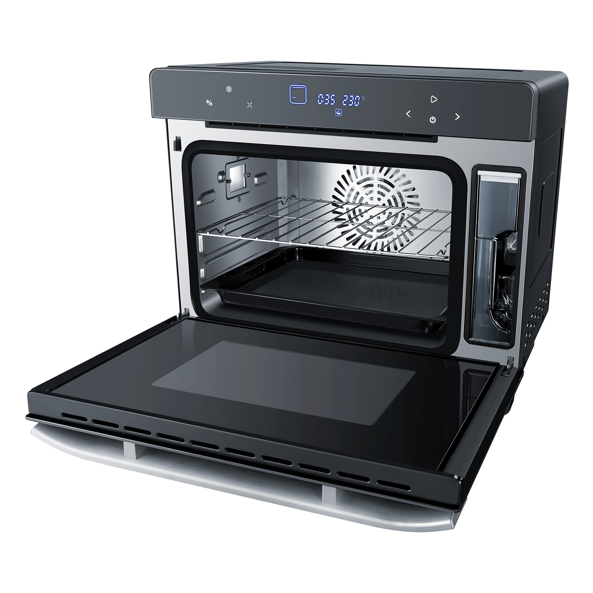 STEBA Multifunktions-Dampfbackofen DG 80 - schwarz - 1900 Watt