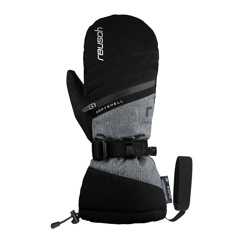 Reusch DEMI R-TEX® XT - Moufles ski Femme black/grey melange