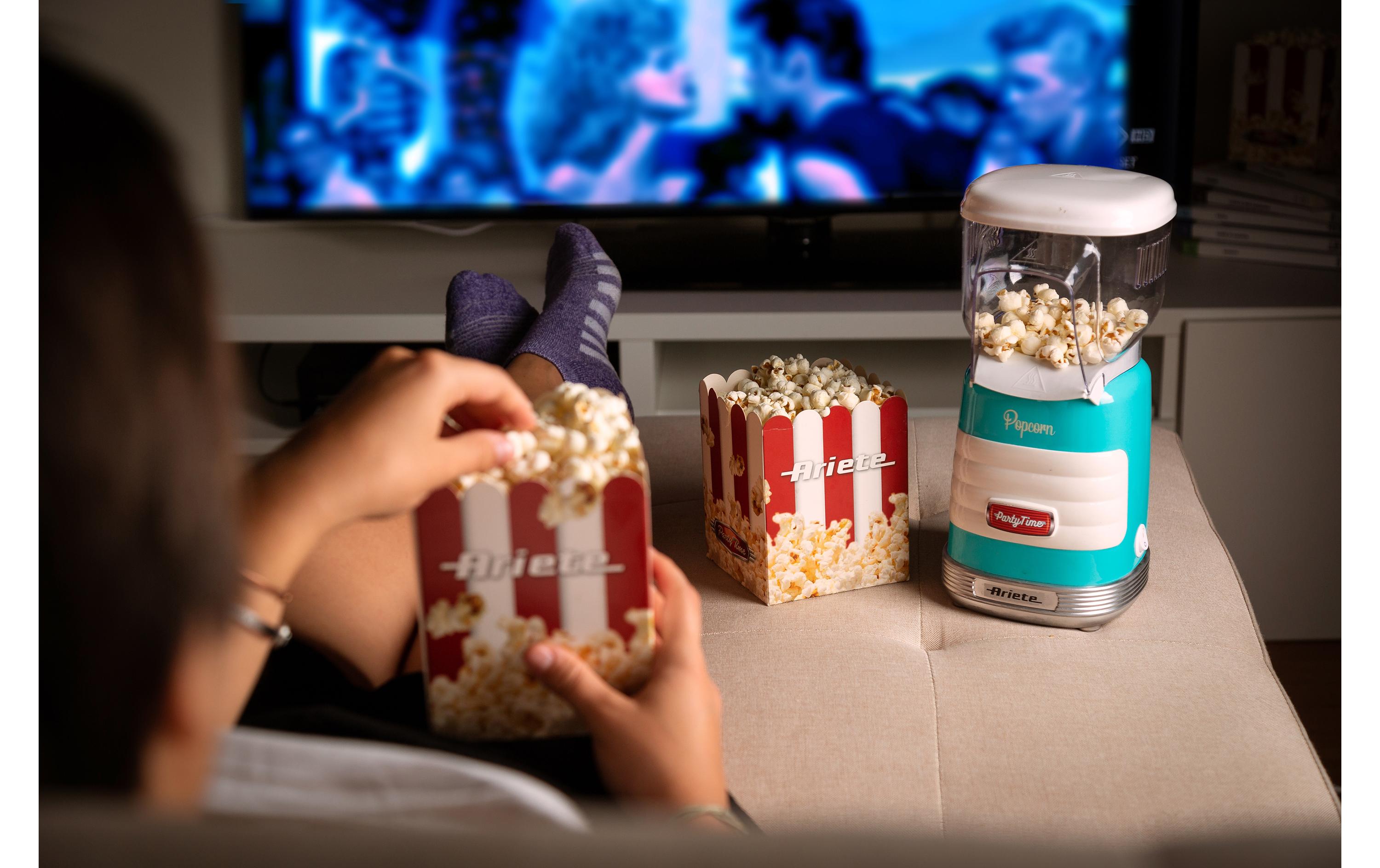 Popcorn Maschine Party Time ARI-2956-BL BlauPopcornmaschine im Retro-Design