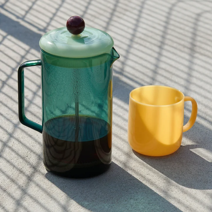 HAY - French Press Kaffeebereiter, 1 l, aqua