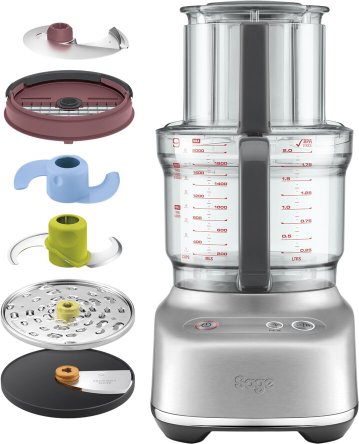 SAGE Sage The Paradice 9 Foodprocessor SPF 638 BSS Brushed silver