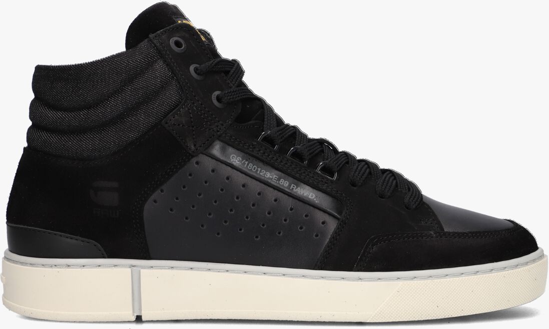 G-STAR RAW zwarte g-star raw hoge sneaker ravond ii mid lea m