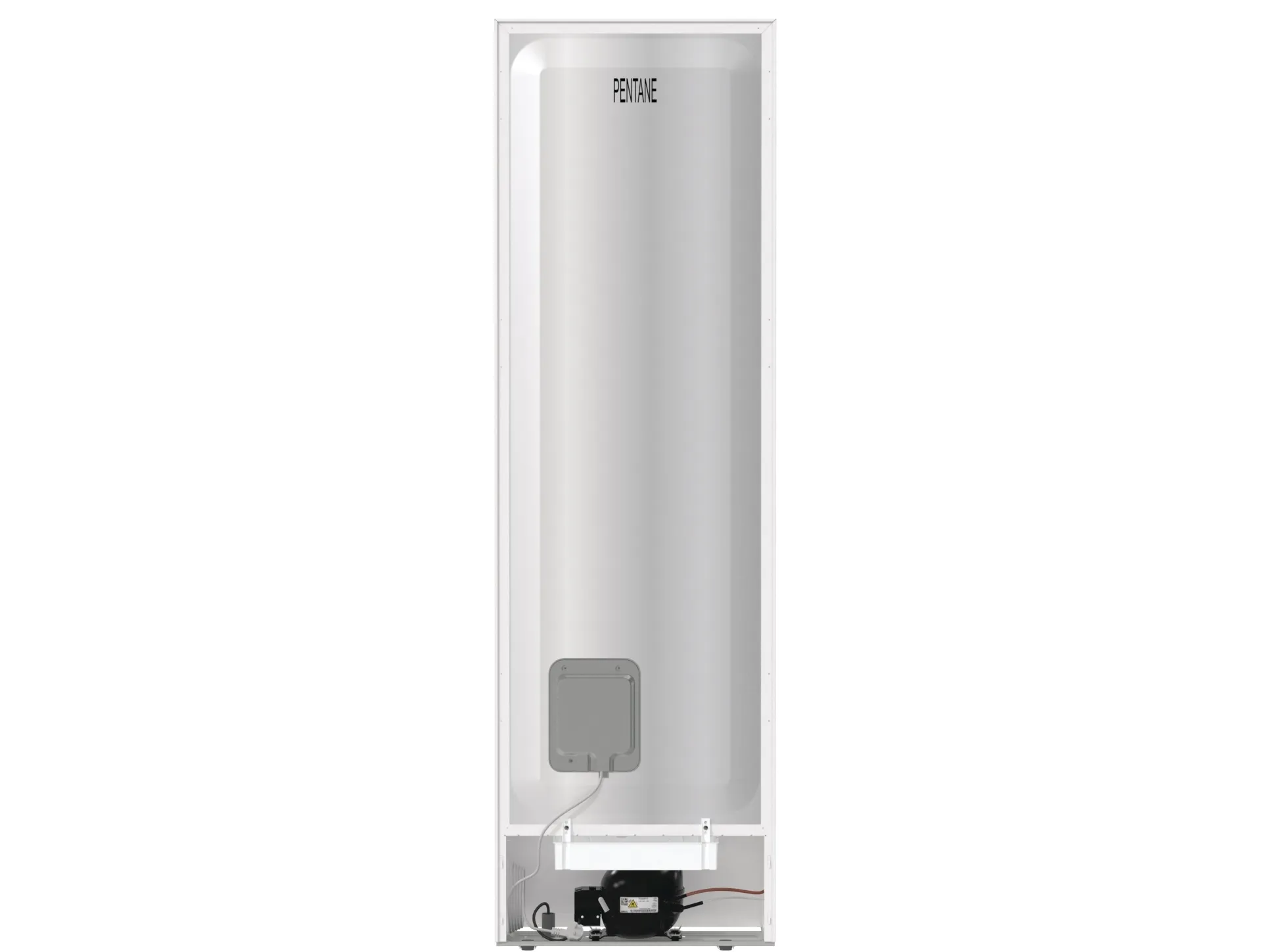 Gorenje NRK 6202EW4 NoFrost, forsænket håndtag, display bag døren, hvid (EEK: A  )