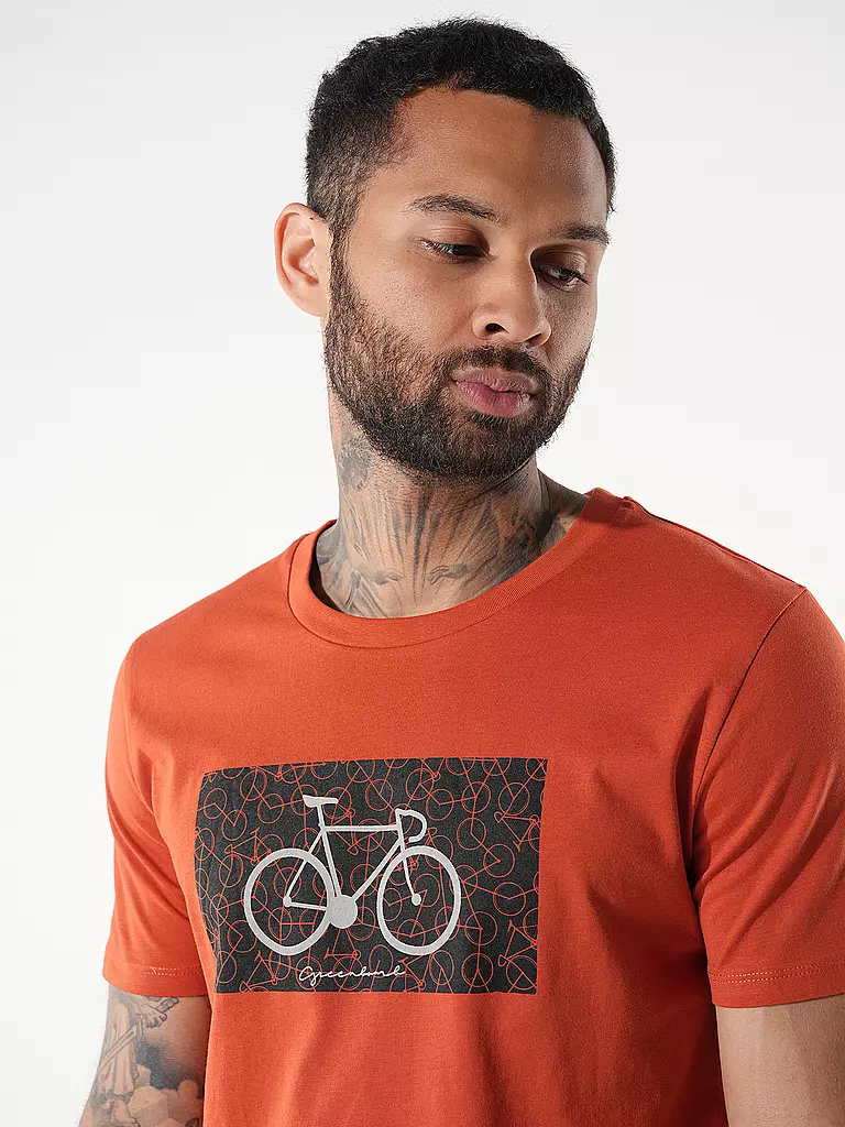 GREENBOMB T-Shirt GUIDE BIKE CUBE rot