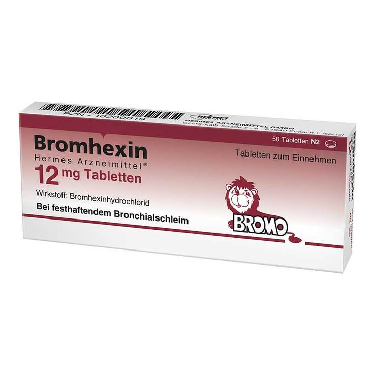 Bromhexin HERMES Arzneimittel® 12 mg Tabletten, 50 St