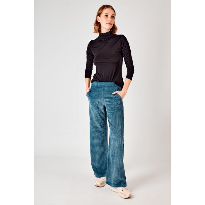 Veritas-Broek corduroy effen