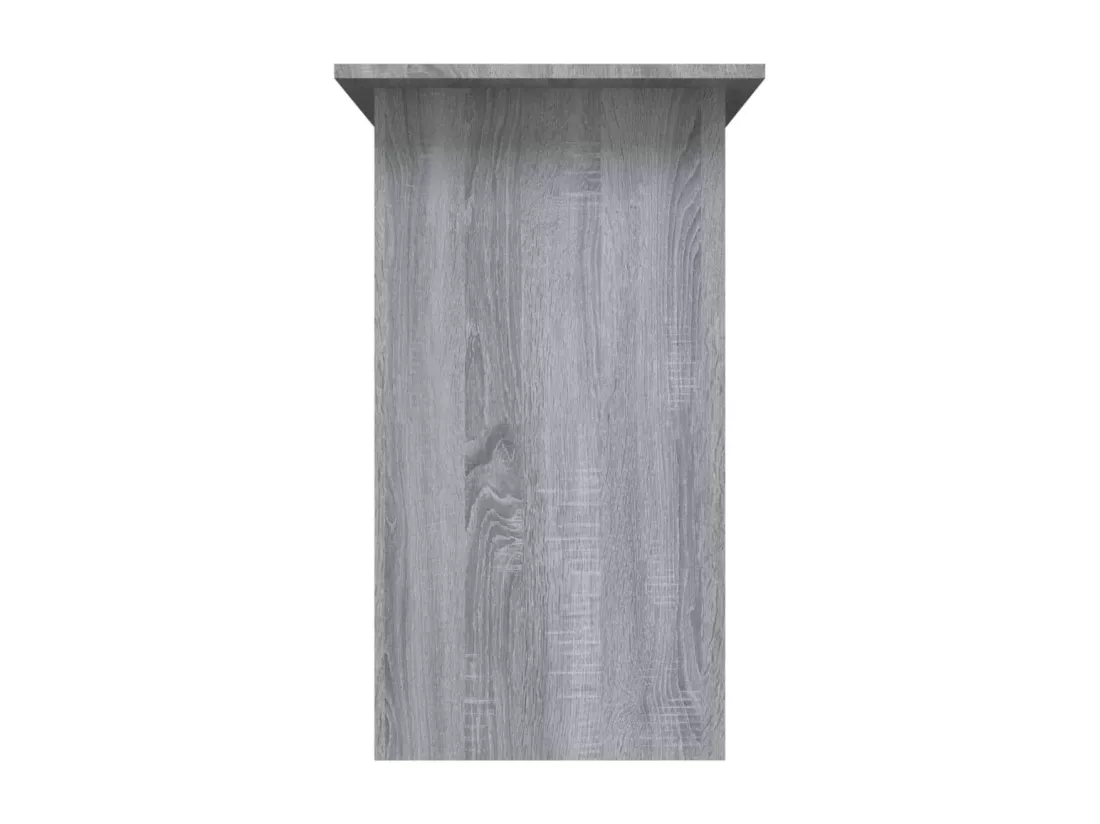 Bureau Sonoma gris 80x45x74 cm Bois d'ingénierie