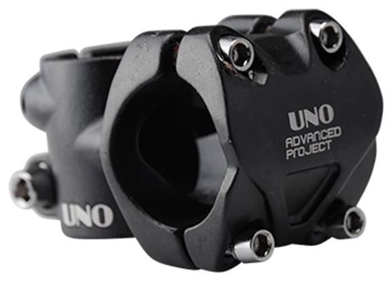 POTENCE ROUTE/VTT AHEAD SET 1''1/8 L55 UNO ALU NOIR MAT ANGLE 0° (CINTRE 31.8)