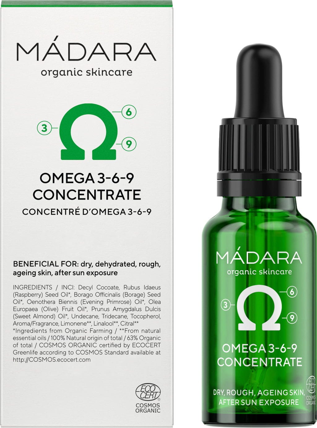 MÁDARA Organic Skincare  Custom Actives Omega 3-6-9 concentrate, 17,50 ml
