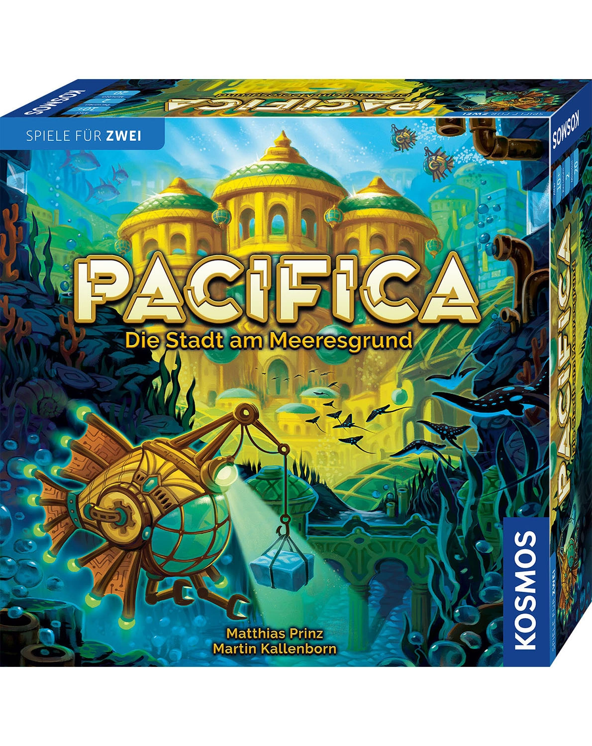 Gesellschaftsspiel PACIFICA - DIE STADT AM MEERESGRUND in bunt