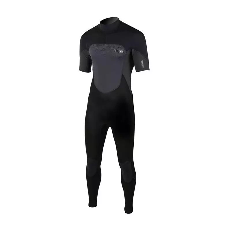 Combinaison steamer PROLIMIT Fusion Shortarm Backzip 3/2 Q-lining FL Black