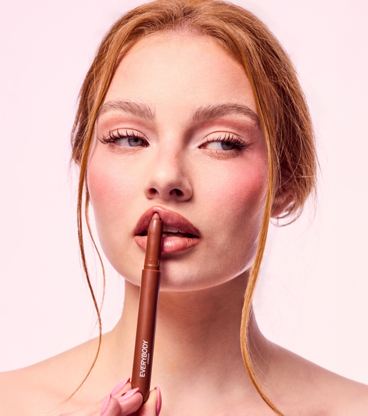Everybody London - *Fluff Collection* - Batom e Lápis de Contorno Labial - Bare Blush