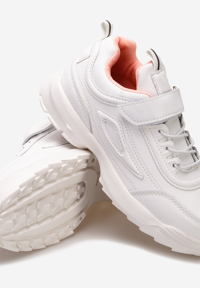 Baskets fille blancs Eila V4