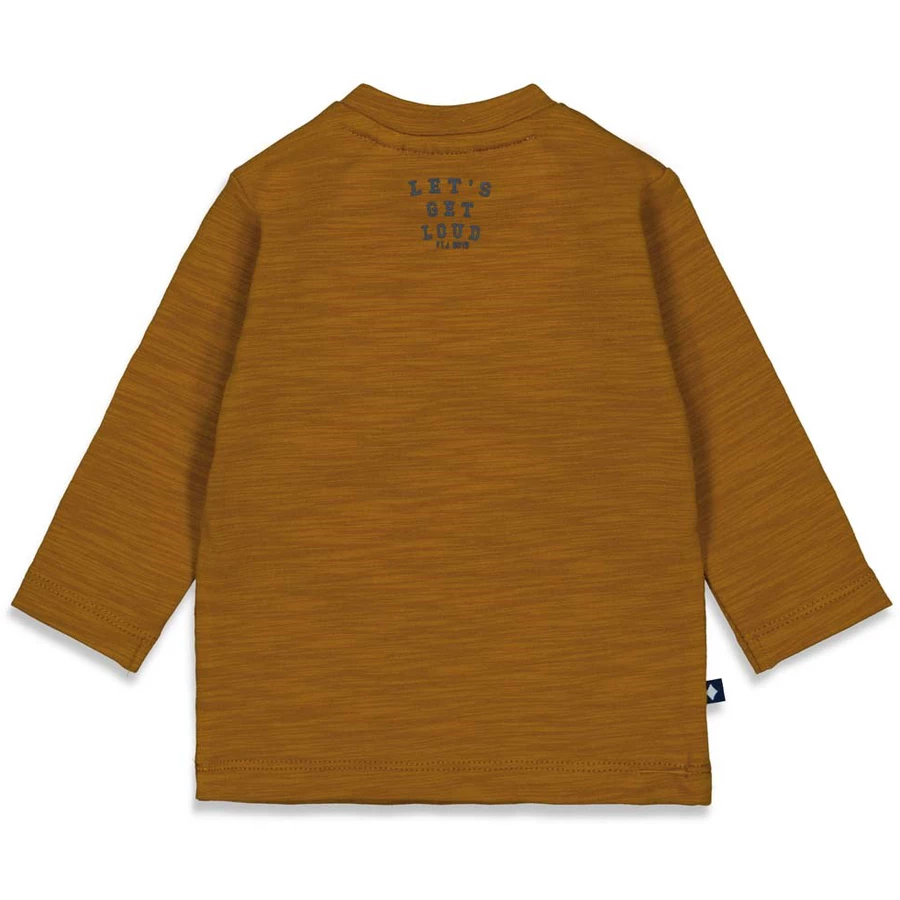 Feetje Langarmshirt Mini King Of Cool Camel