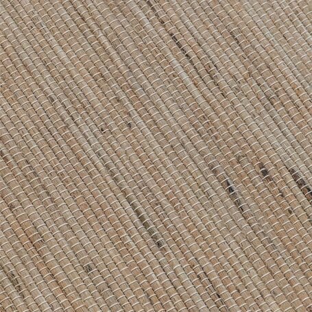 Jute Wol Katoen Vloerkleed  - Naturel