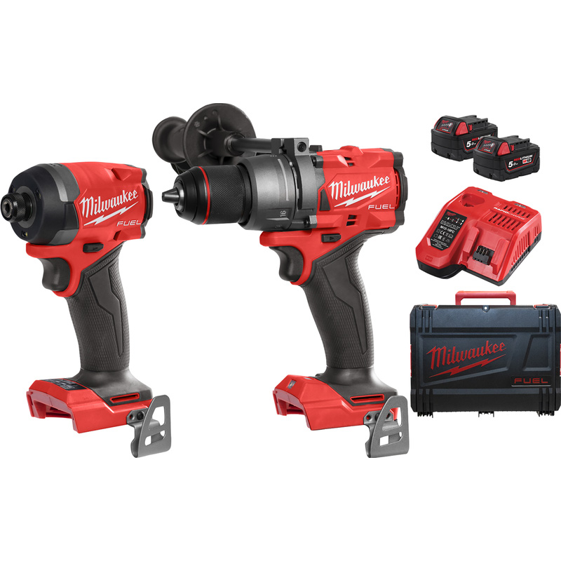 Milwaukee M18 FUEL FPP2A3-502X combopack 18V 2x 5,0Ah Li-ion
