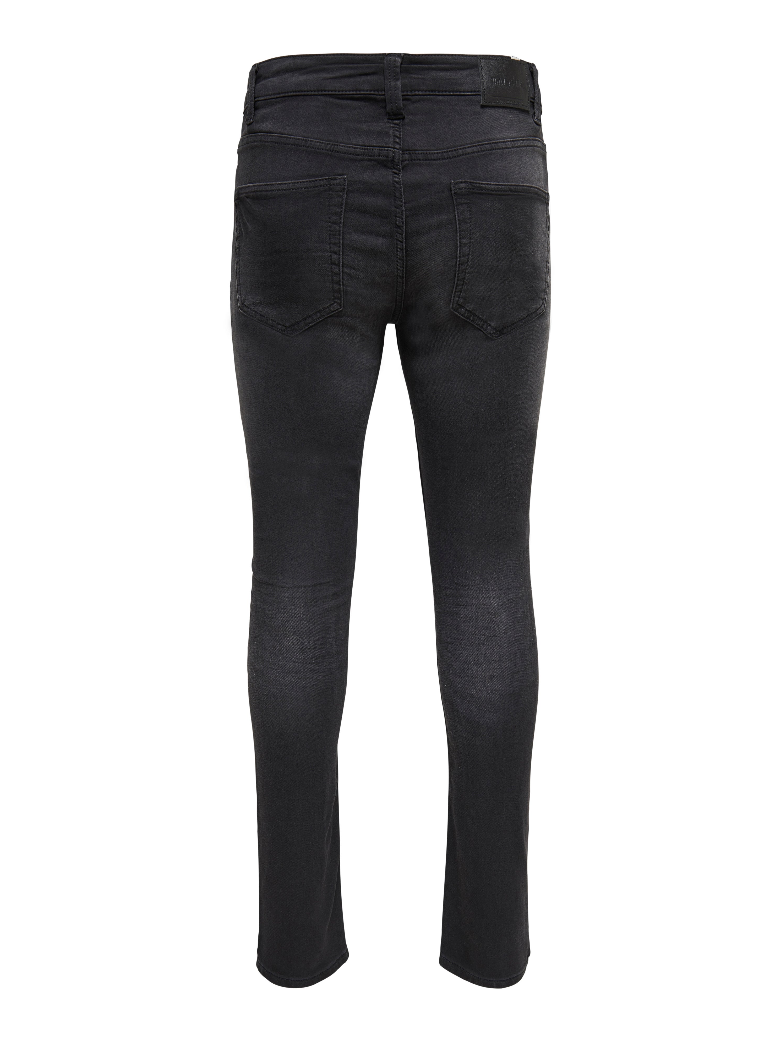 ONSLOOM Mid Rise Slim Fit Jeans Black