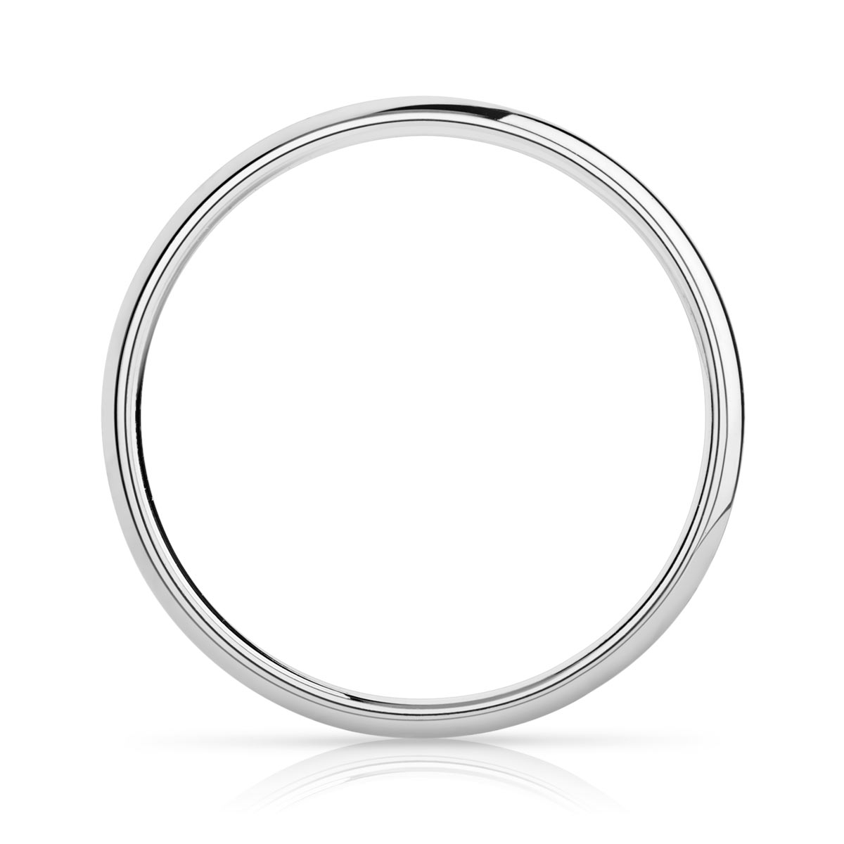 Alliance platine 950 demi-jonc 2,5 mm