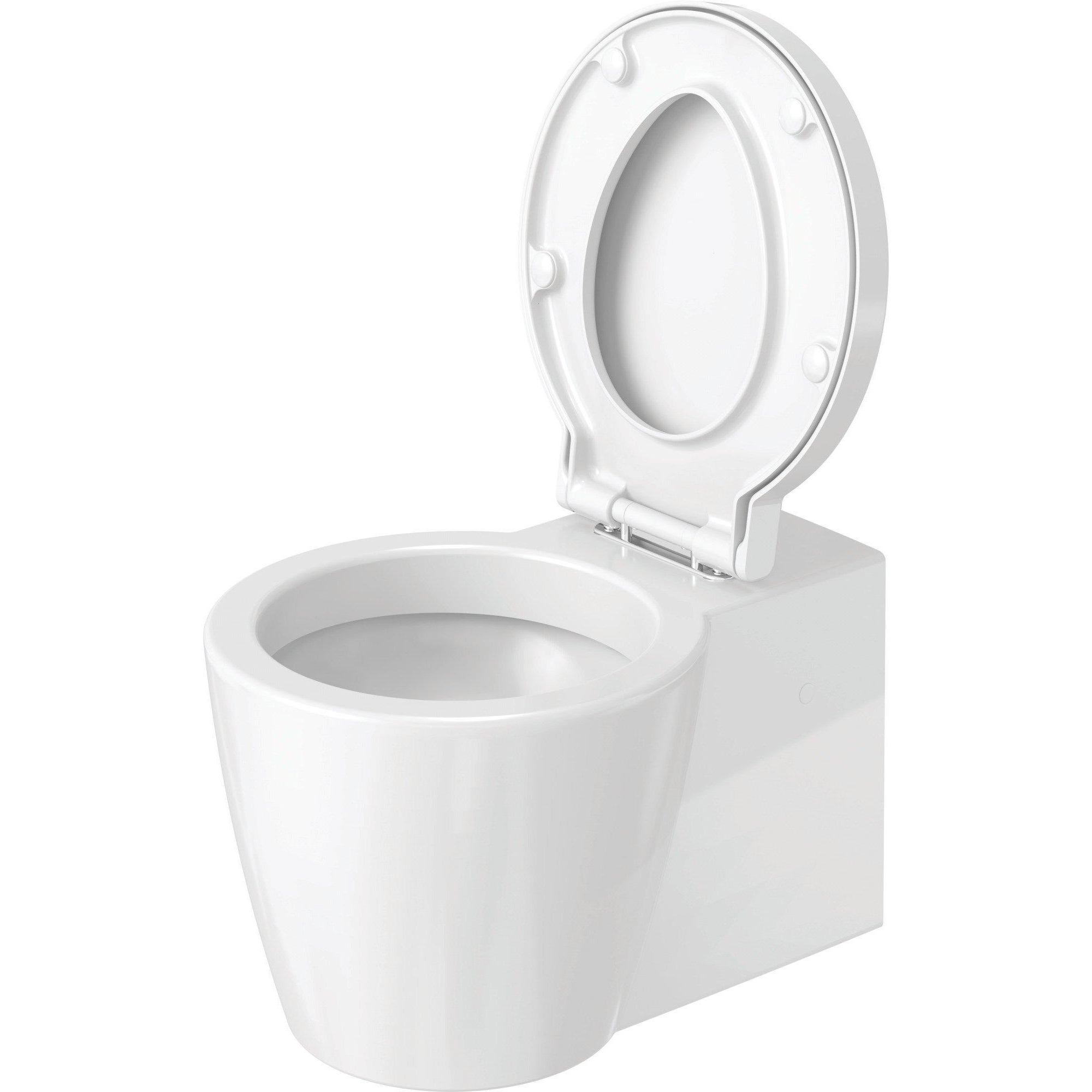 Duravit Starck 1 hangend toilet wit glans