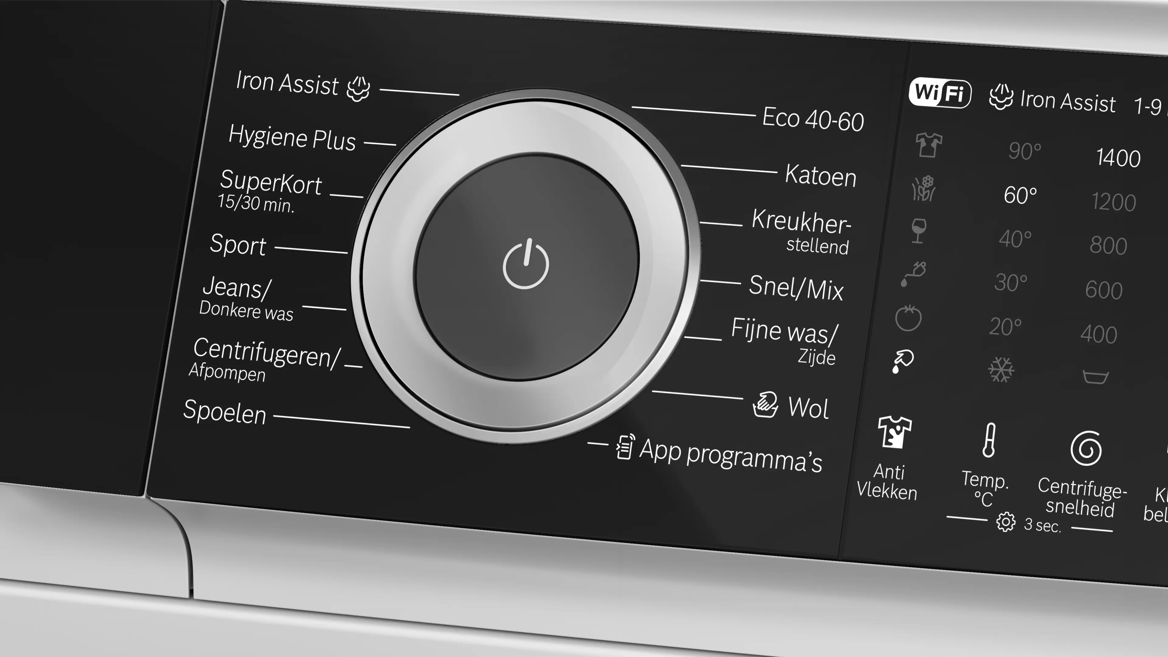 Serie 6 Wasmachine, voorlader 9 kg max. 1400 rpm