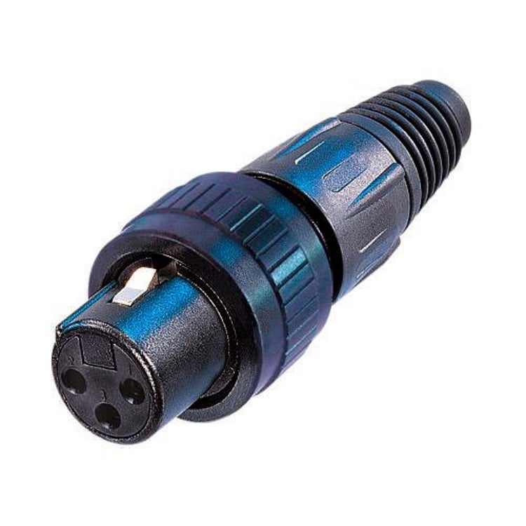 Neutrik NC3FX-SPEC 3p kabeldeel